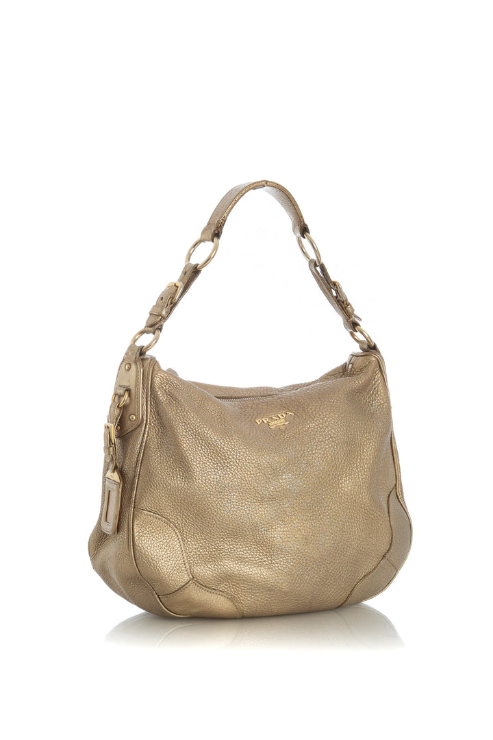 Bolsa Prada dorado, vista posterior – ClosetRehab