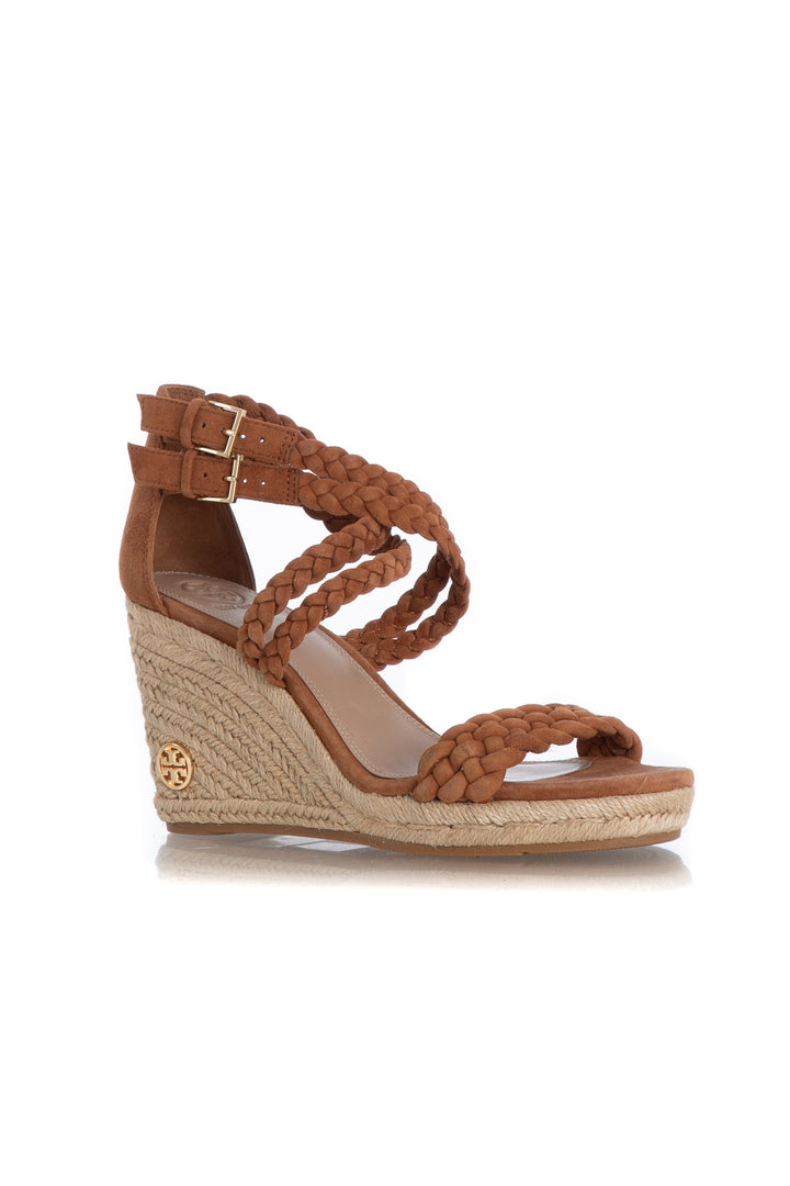 Zapato Tory Burch café, vista posterior – ClosetRehab