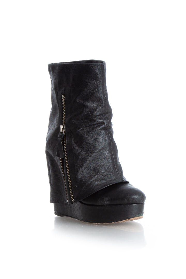 Bota Alice + Olivia negro, vista posterior – ClosetRehab