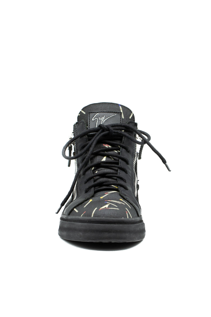 Zapato Giuseppe Zanotti negro, vista lateral – ClosetRehab