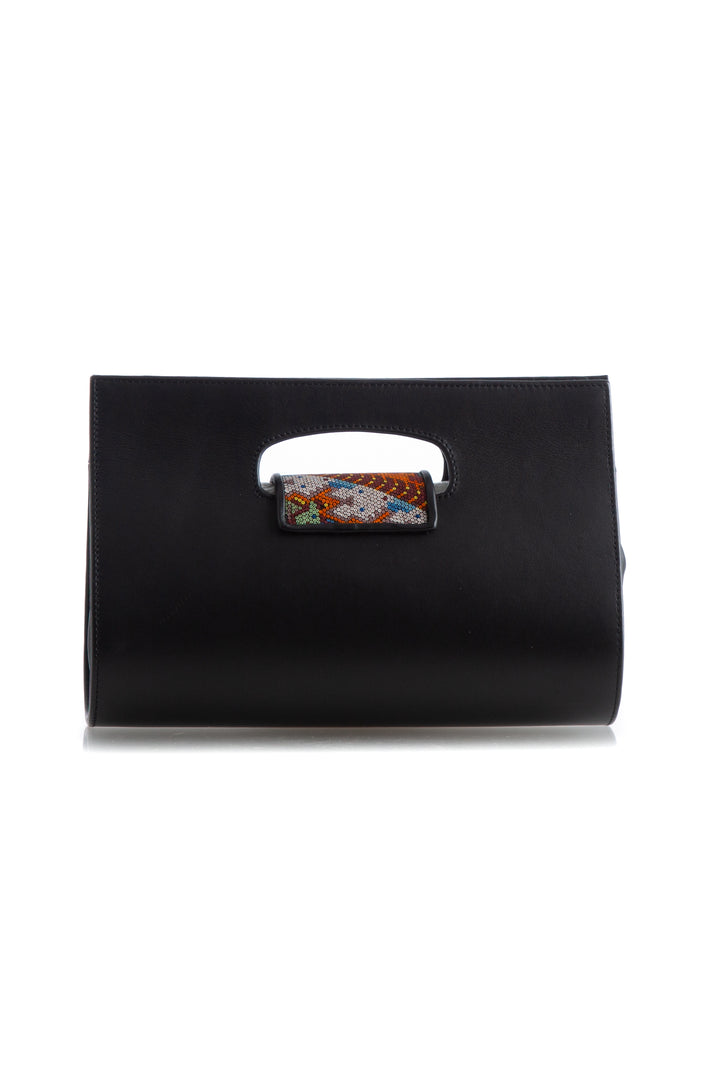 Bolsa Pineda Covalin morado, vista posterior – ClosetRehab