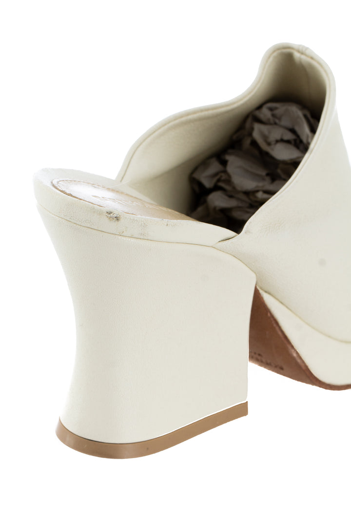 Zapato Bottega Veneta blanco y hueso, detalle 13 – ClosetRehab