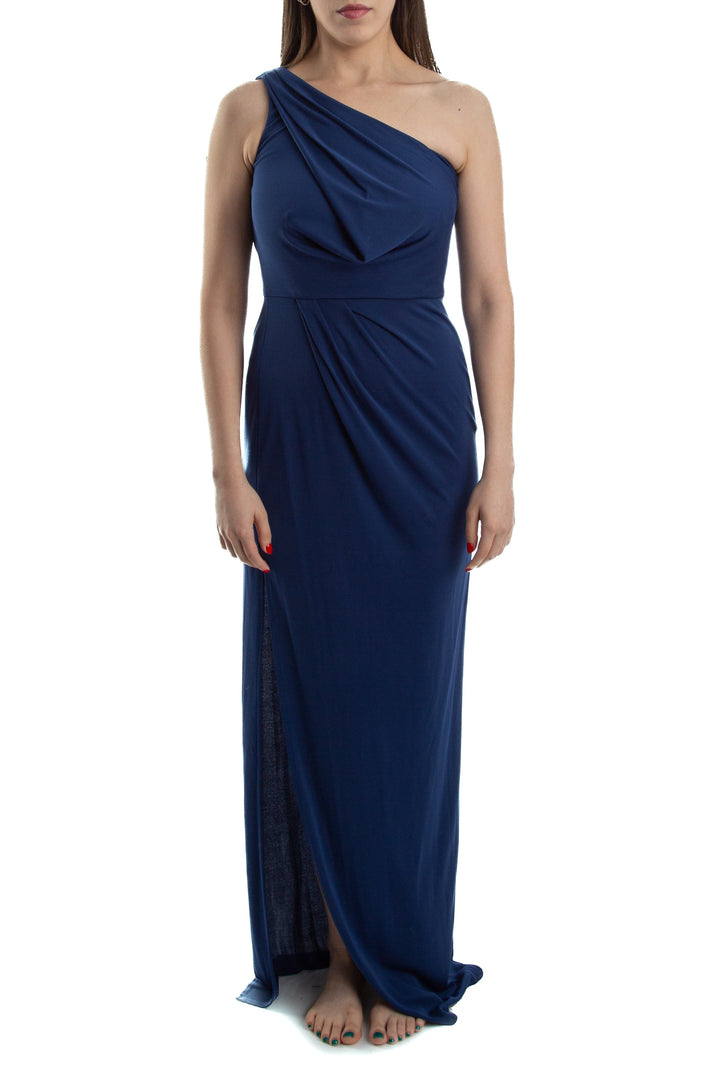 Vestido BCBG Maxazria NWT azul, vista frontal – ClosetRehab