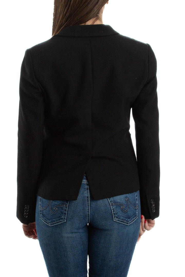 Saco Armani Exchange negro, vista lateral – ClosetRehab