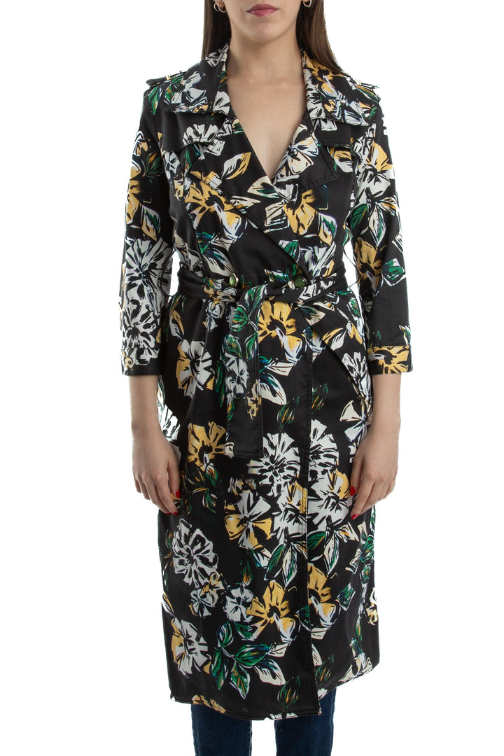 Abrigo Roberto Verino azul, vista frontal – ClosetRehab