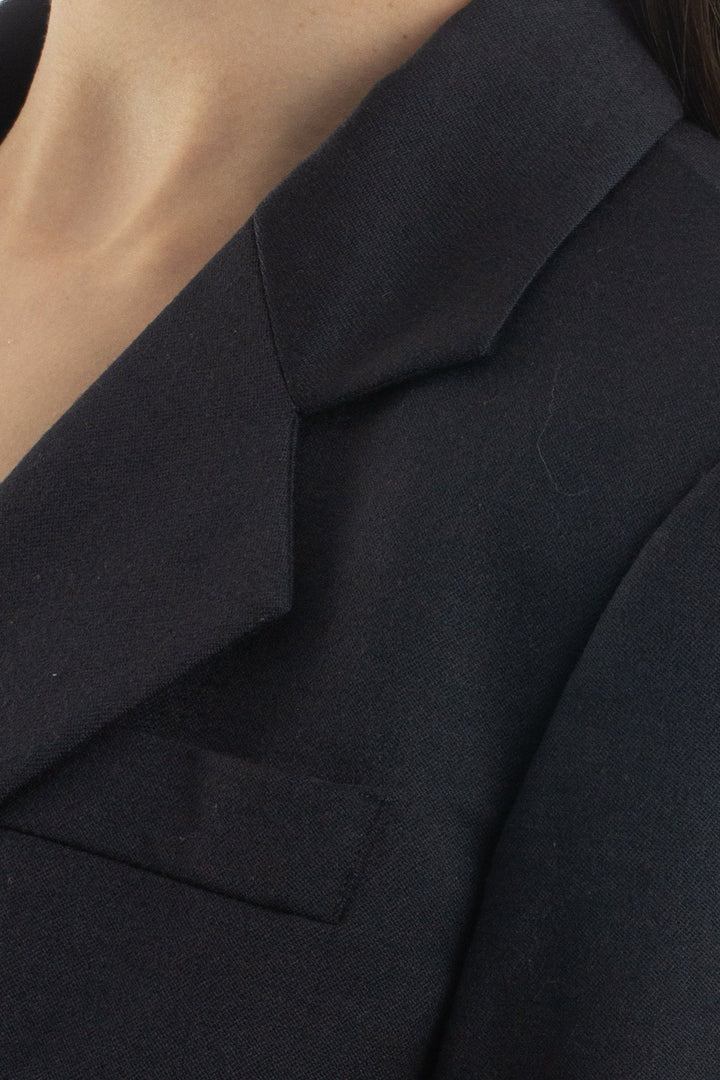 Saco Sisley negro, detalle 5 – ClosetRehab