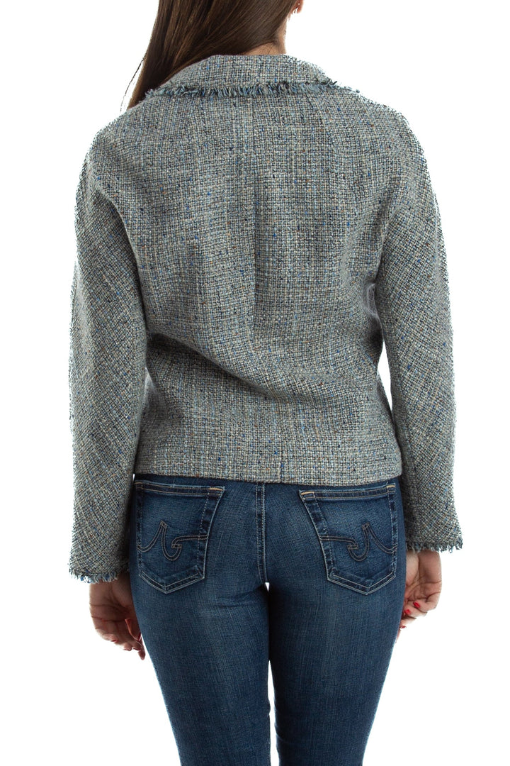 Saco BCBG Maxazria gris, vista lateral – ClosetRehab