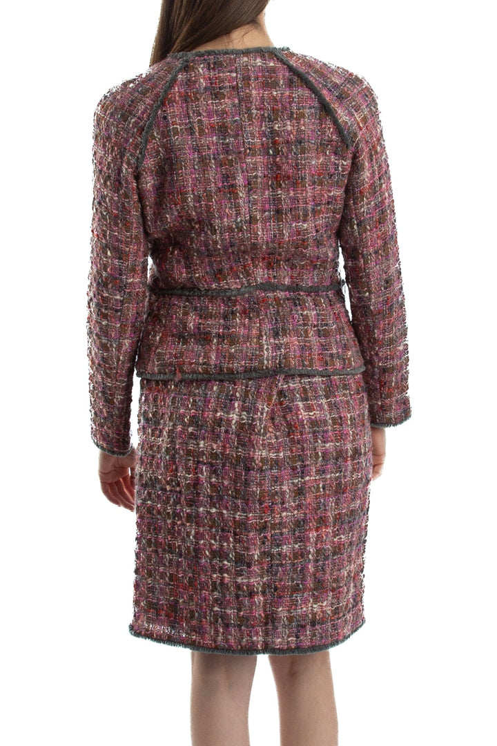 Falda Purificación García rosa, vista lateral – ClosetRehab