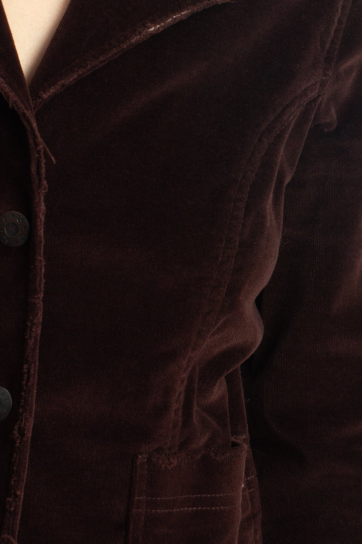 Saco Luii café, detalle – ClosetRehab