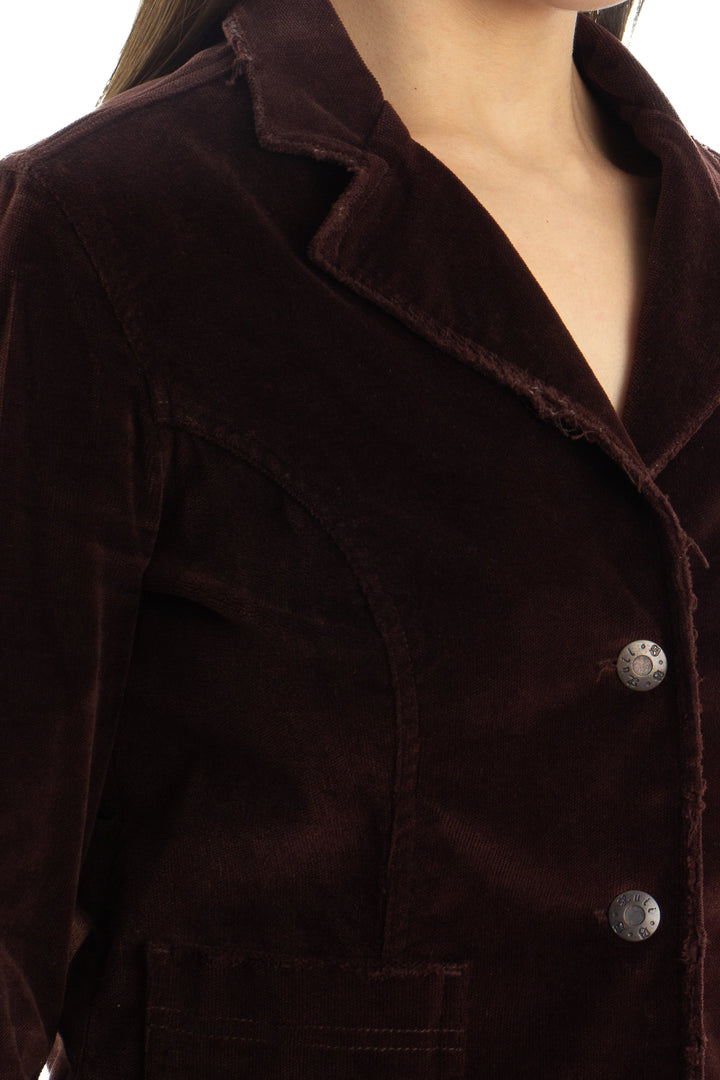 Saco Luii café, detalle 5 – ClosetRehab