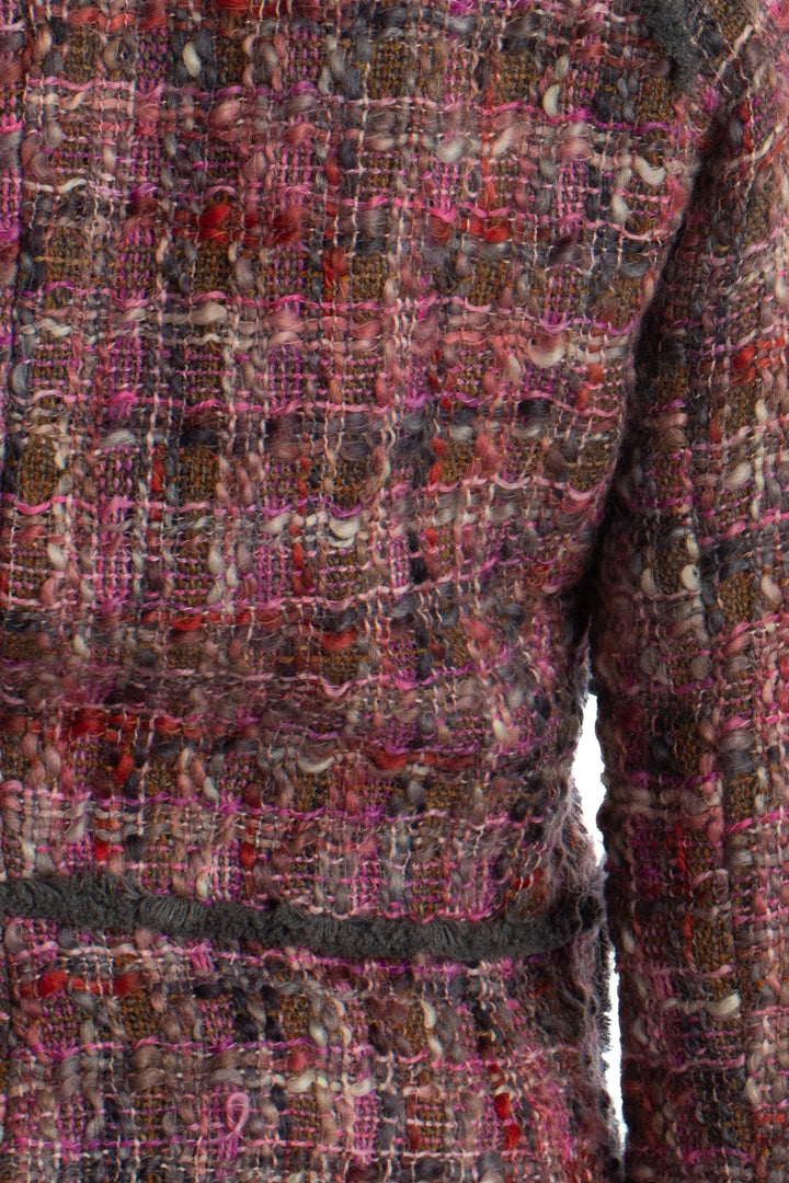 Falda Purificación García rosa, detalle 6 – ClosetRehab