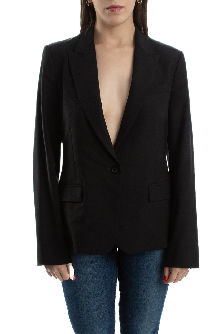 Saco Theory negro, vista frontal – ClosetRehab