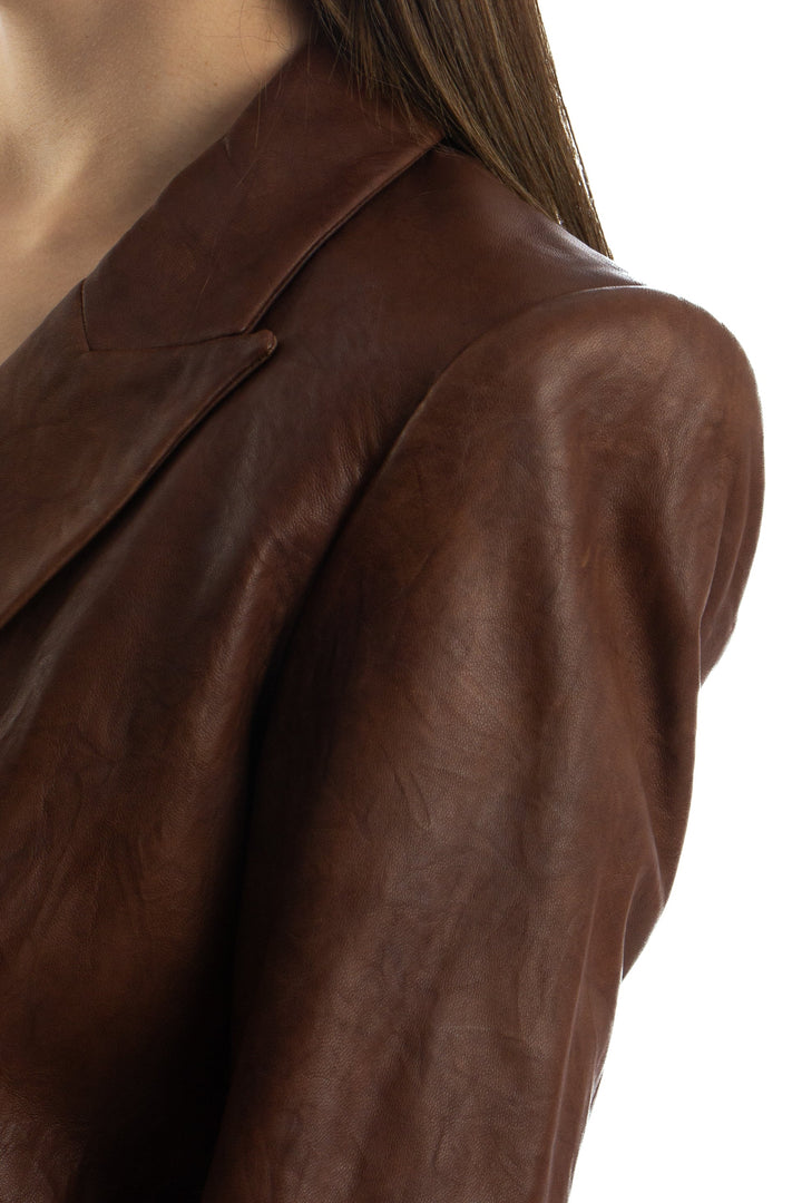 Abrigo Veronica Beard café, detalle – ClosetRehab