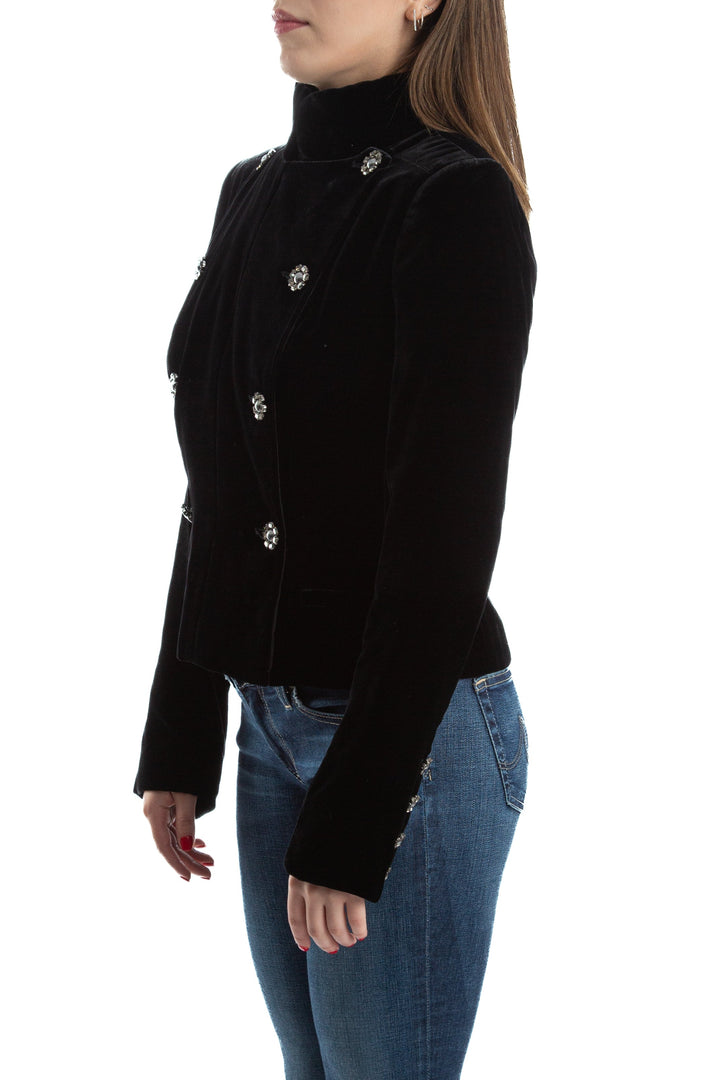 Abrigo Chanel negro, vista posterior – ClosetRehab