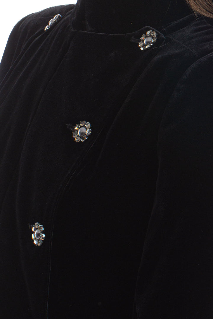 Abrigo Chanel negro, detalle 5 – ClosetRehab