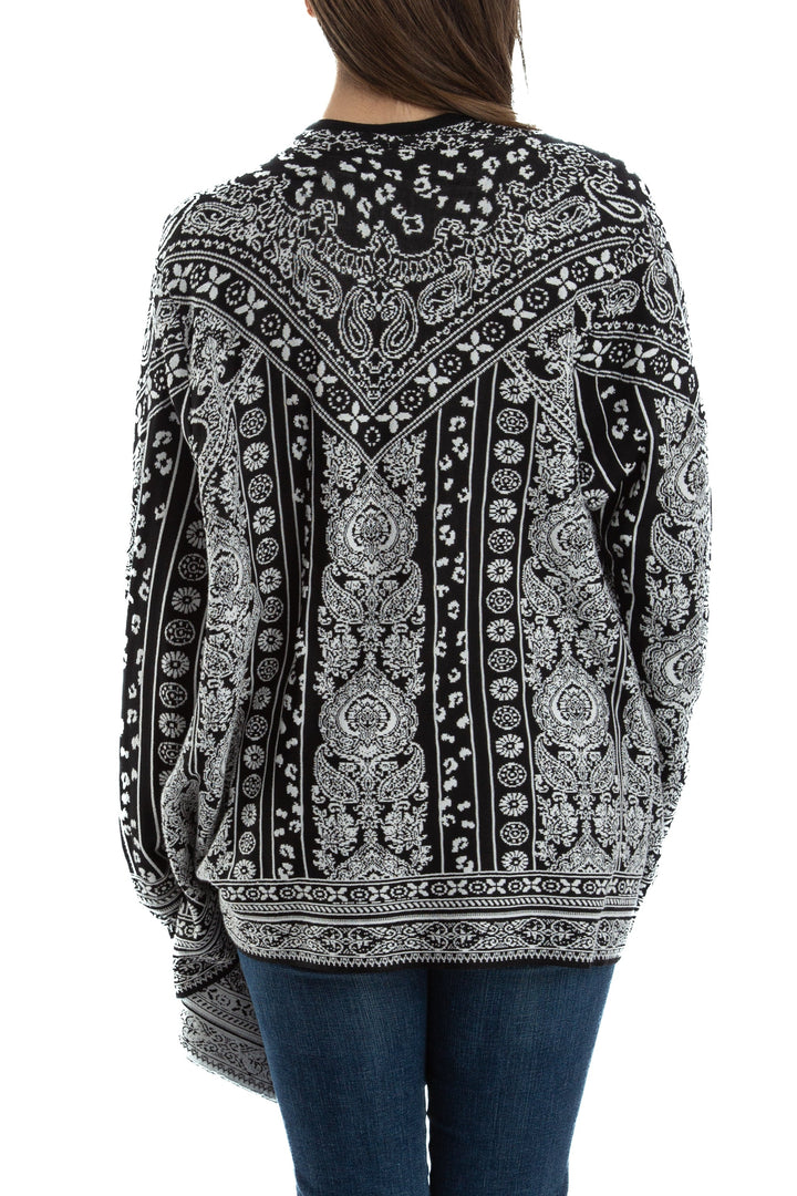 Abrigo Chico's azul, vista lateral – ClosetRehab