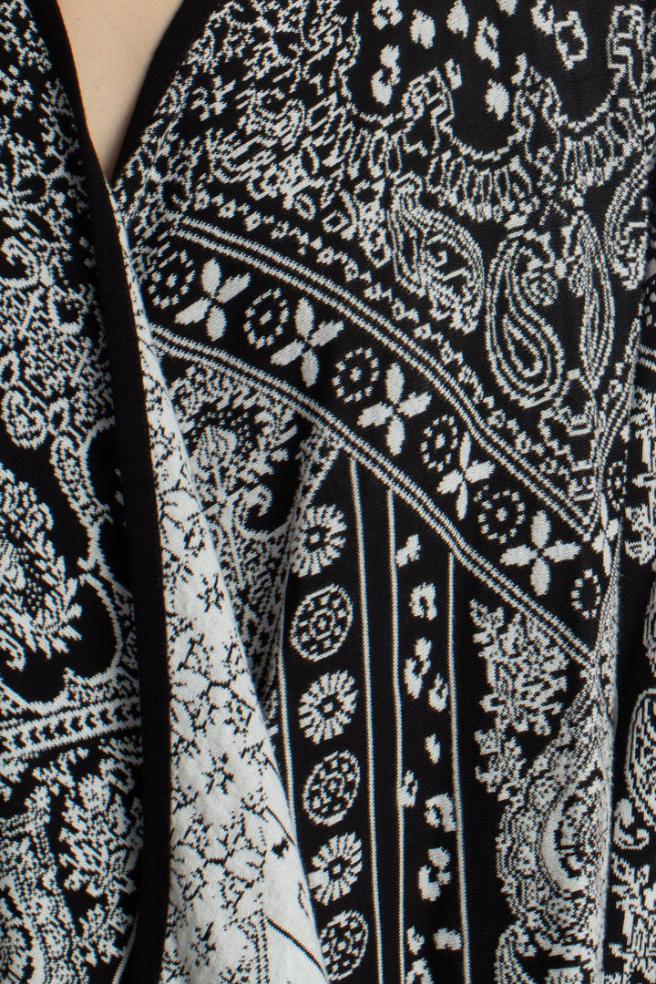Abrigo Chico's azul, detalle – ClosetRehab