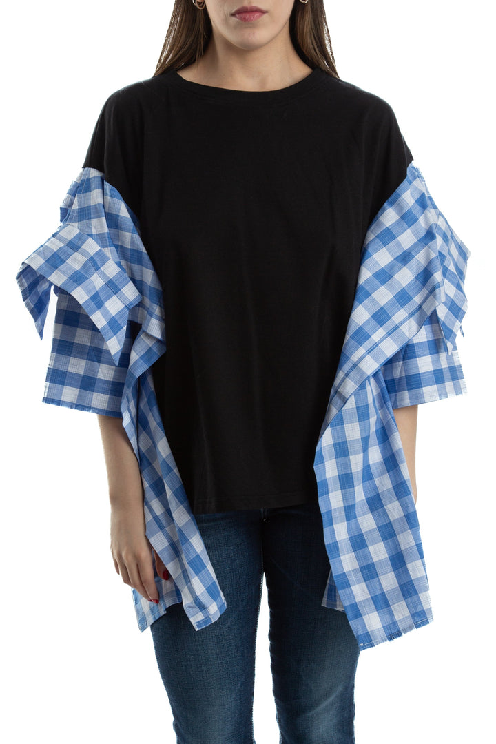 Blusa TOV negro, vista frontal – ClosetRehab
