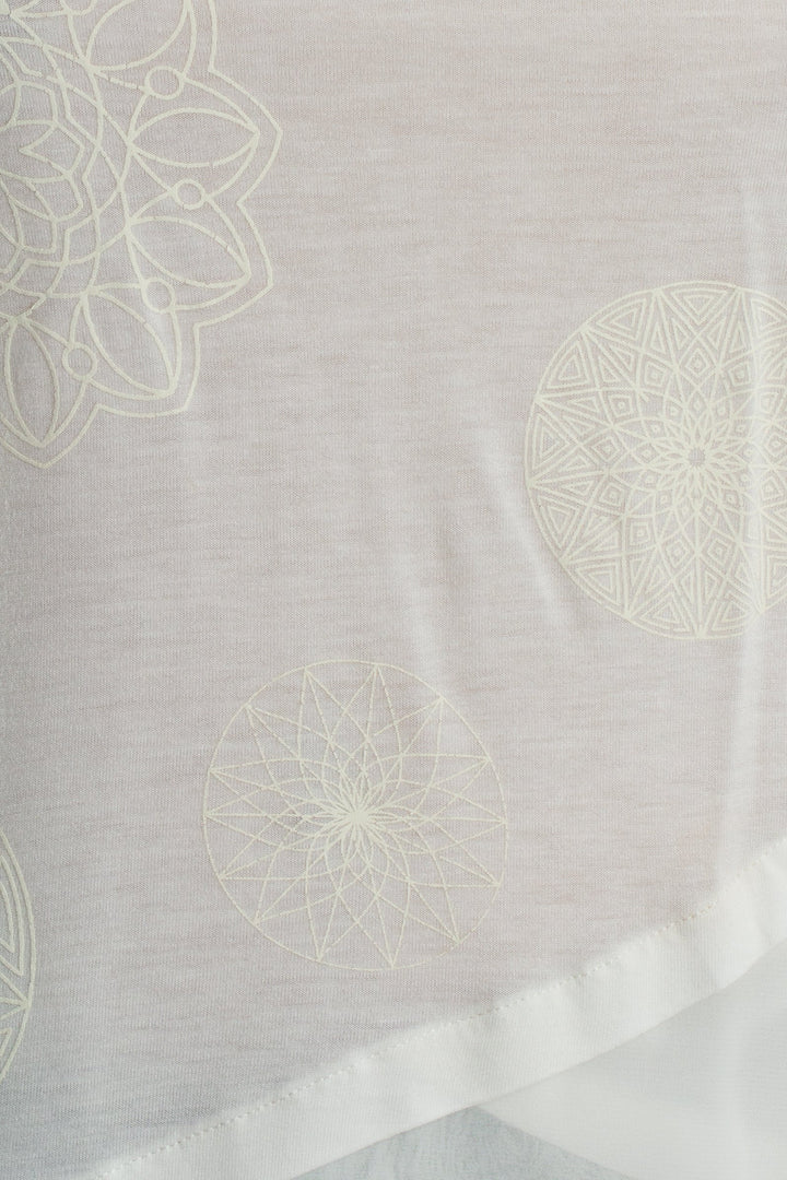 Blusa Desigual blanco, detalle – ClosetRehab