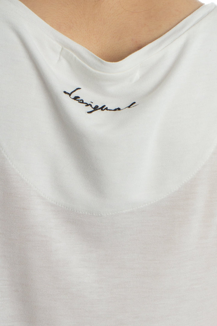 Blusa Desigual blanco, detalle 6 – ClosetRehab