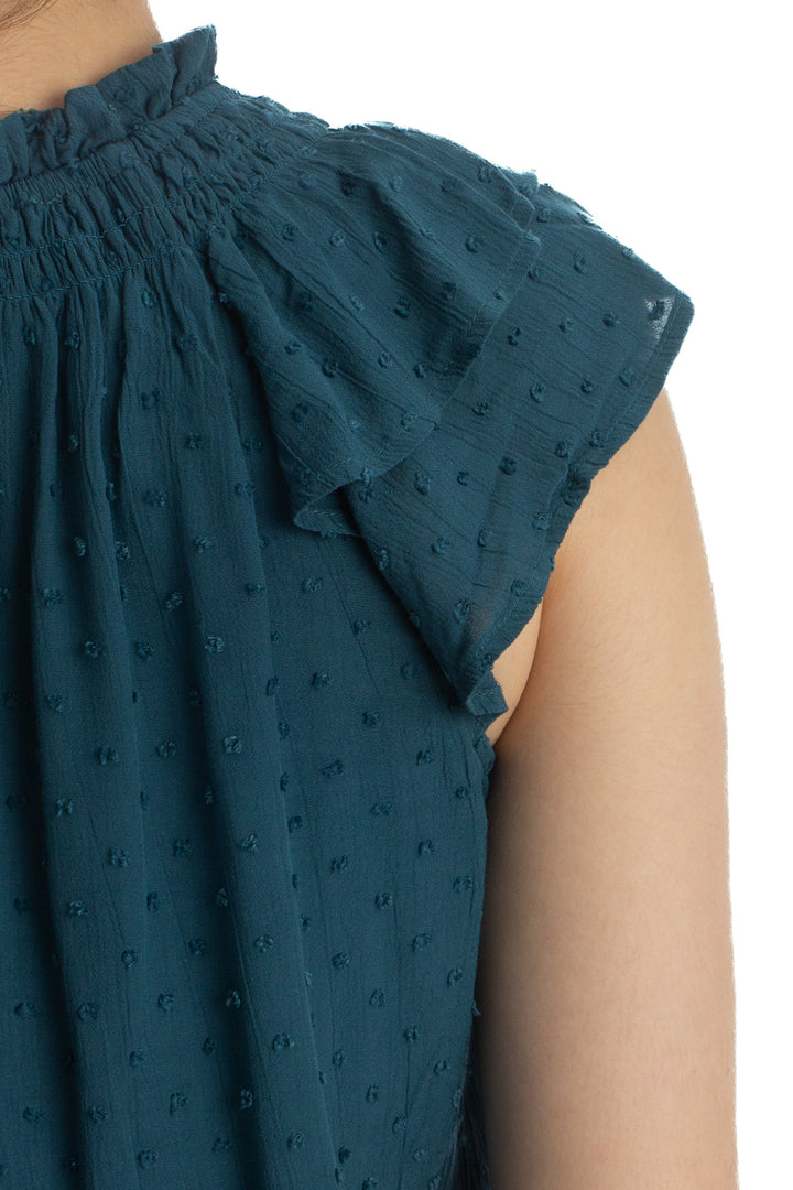 Blusa Loft azul, detalle 6 – ClosetRehab