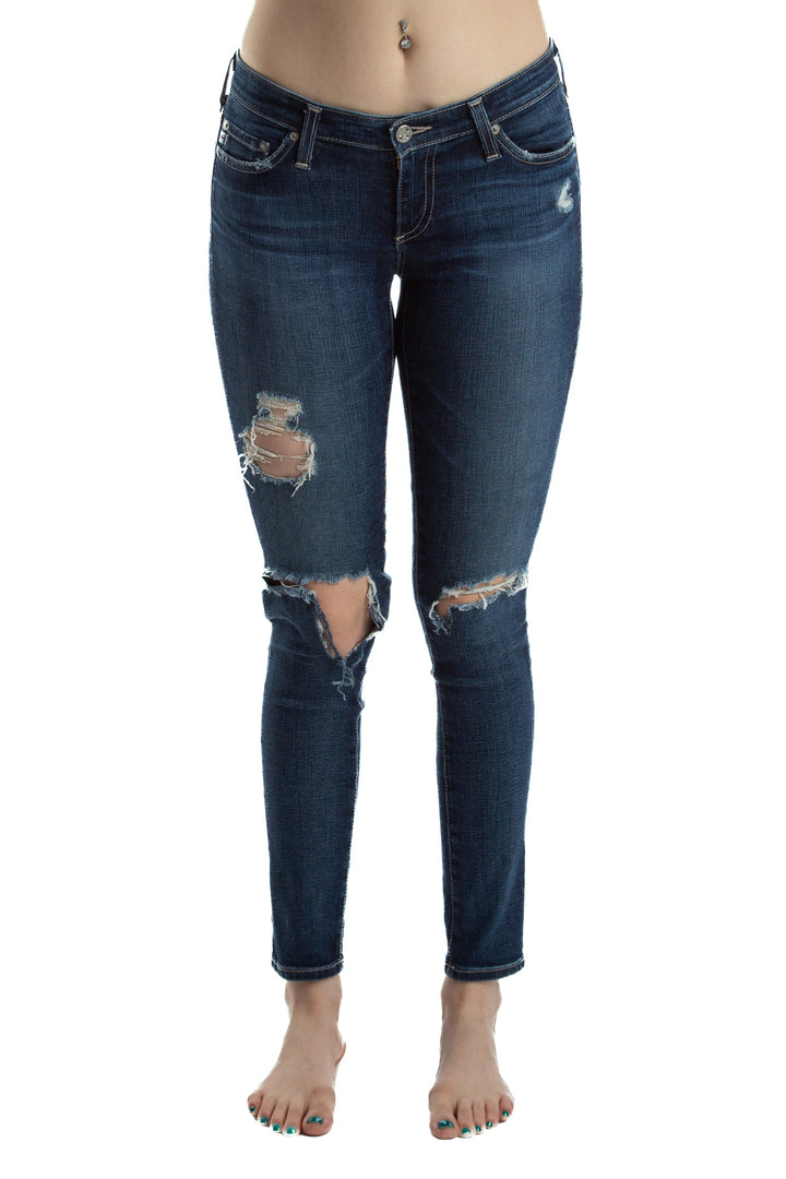 Jeans Adriano Goldschmied azul, vista frontal – ClosetRehab