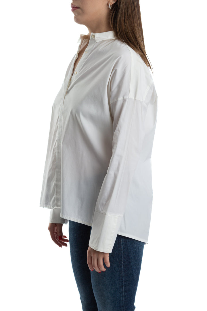 Camisa Ambrosi blanca de botones, vista lateral