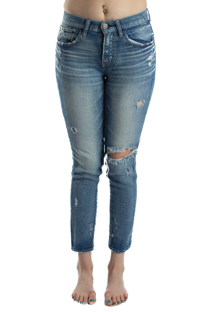 Jeans Moussy azul, vista frontal – ClosetRehab