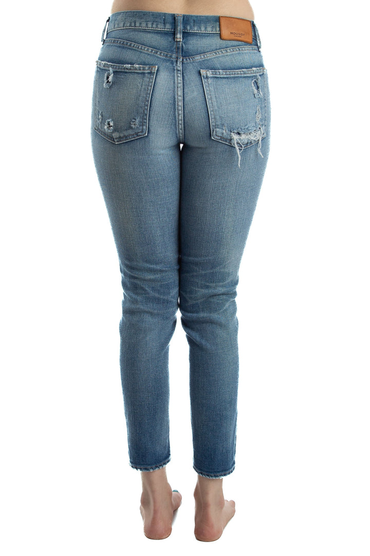 Jeans Moussy azul, vista lateral – ClosetRehab