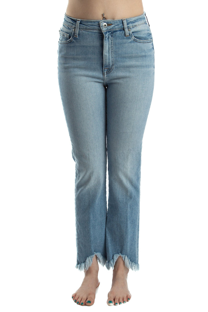 Jeans Jonathan Simkhai azul, vista frontal – ClosetRehab