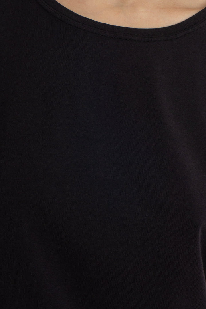 Blusa Lulu Lemon negro, detalle – ClosetRehab