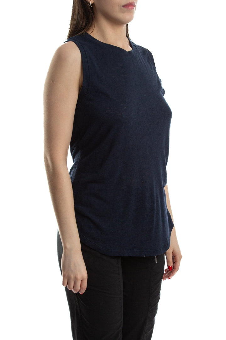 Blusa Athleta azul, vista posterior – ClosetRehab