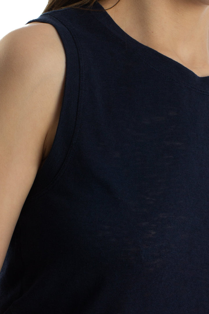 Blusa Athleta azul, detalle 5 – ClosetRehab