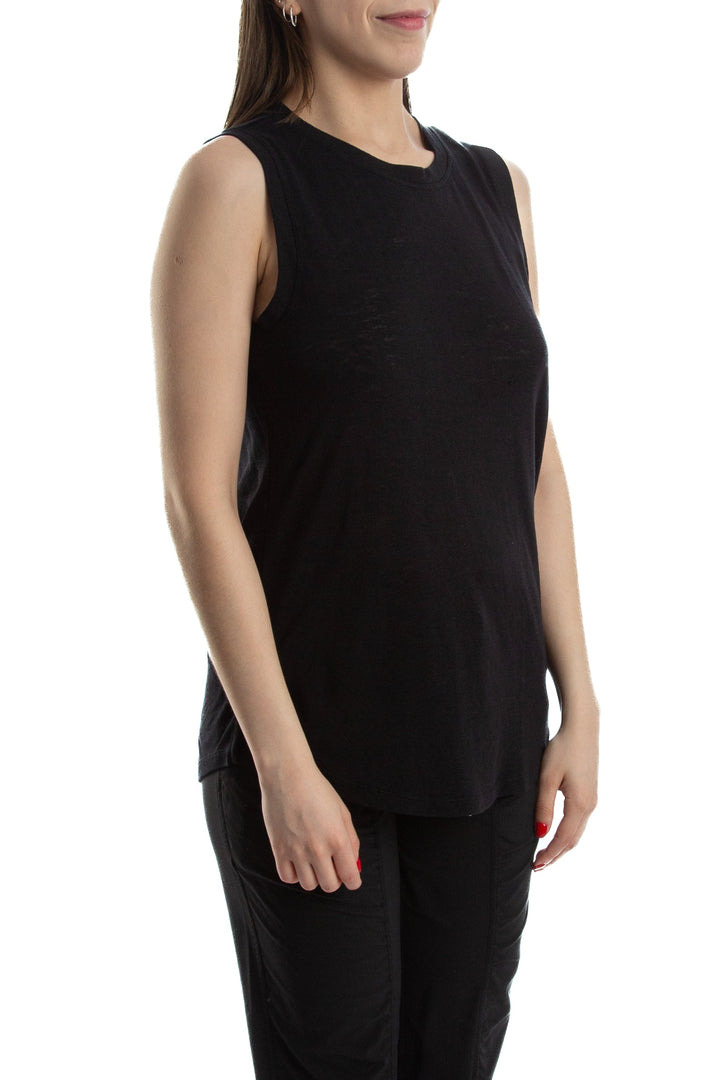 Blusa Athleta negro, vista posterior – ClosetRehab