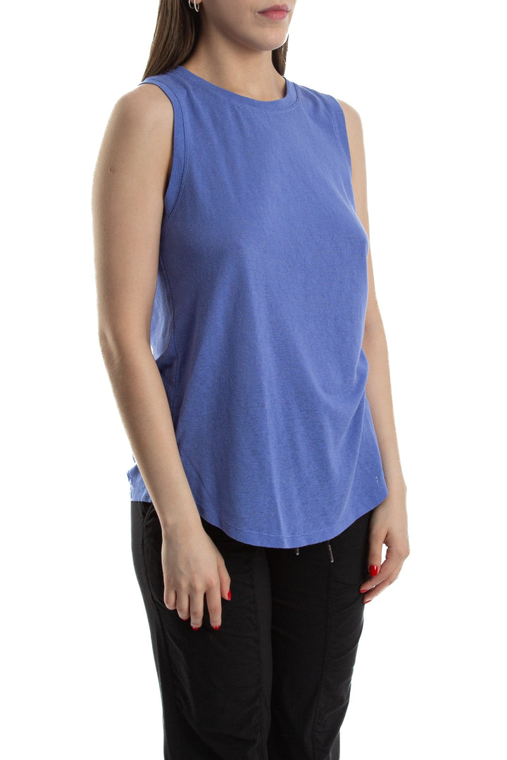 Blusa Athleta azul, vista posterior – ClosetRehab