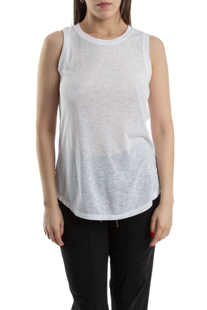 Blusa Athleta blanco, vista frontal – ClosetRehab