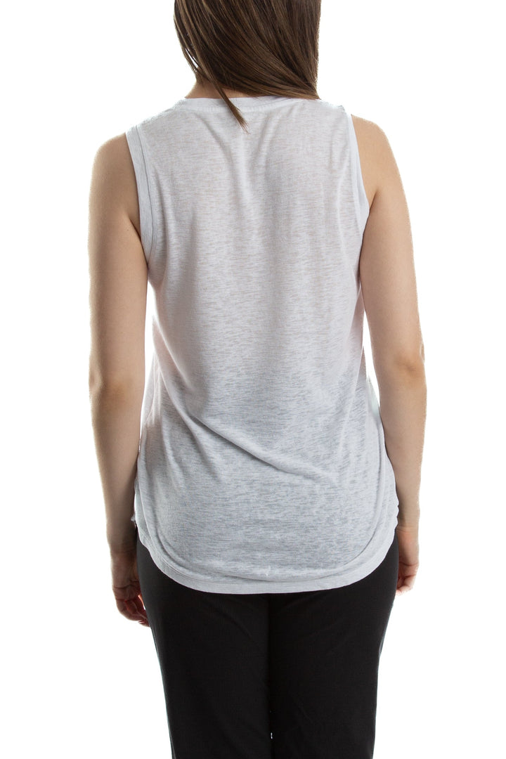 Blusa Athleta blanco, vista lateral – ClosetRehab
