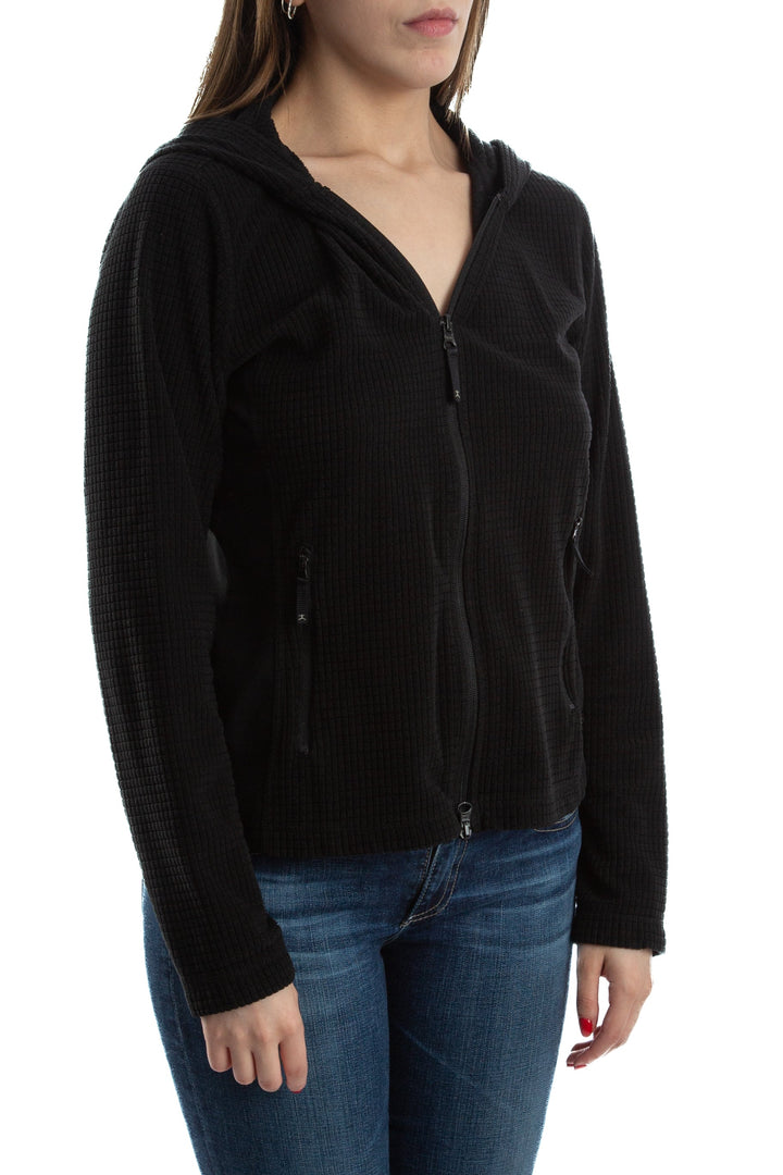 Abrigo Danskin negro, vista posterior – ClosetRehab