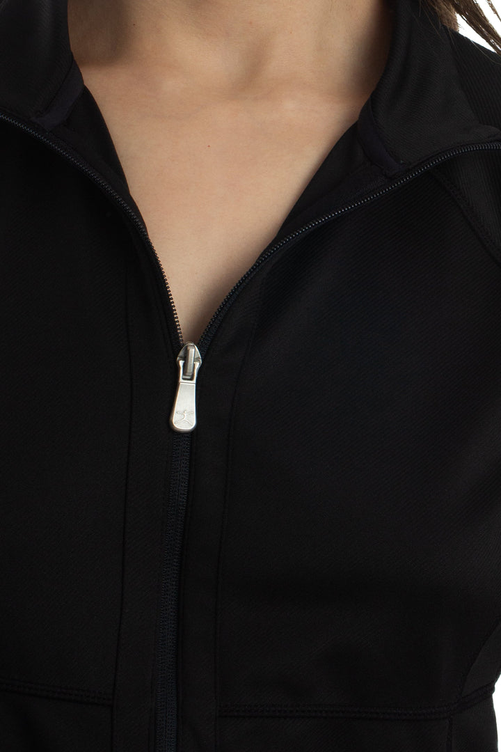 Abrigo Danskin negro, detalle – ClosetRehab