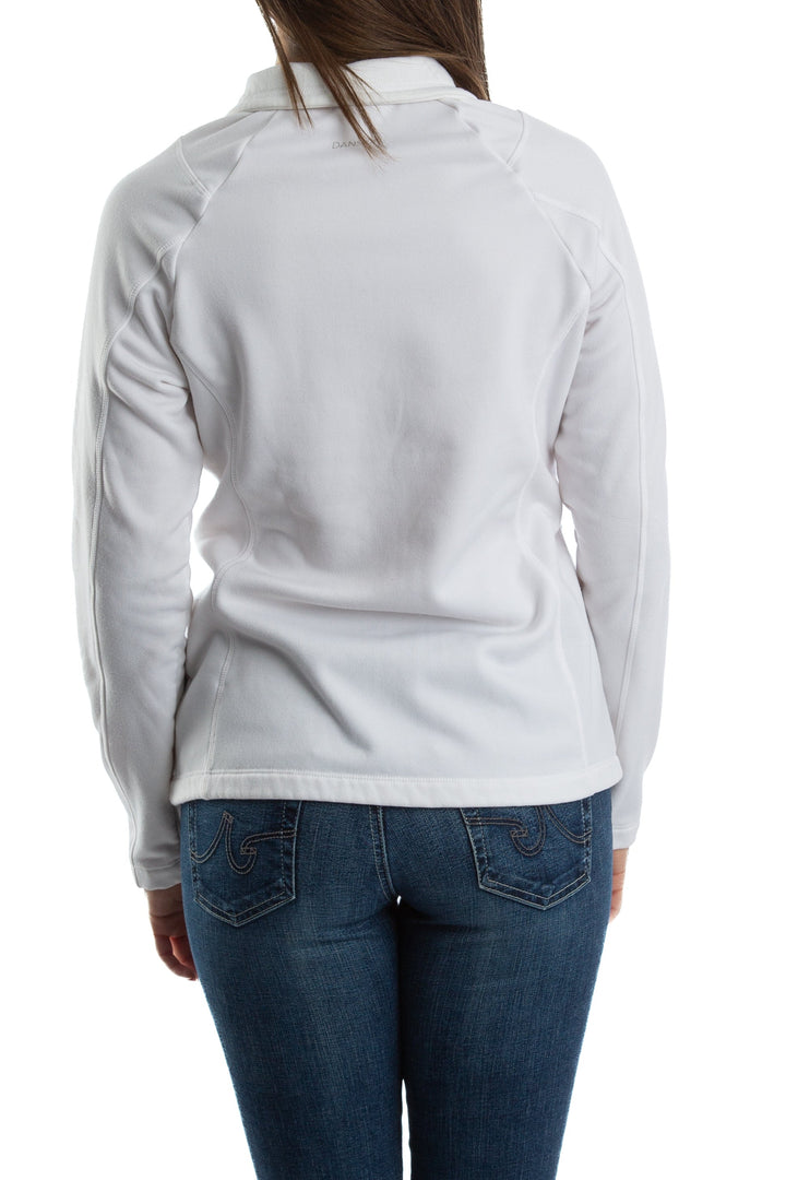 Abrigo Danskin blanco, vista lateral – ClosetRehab