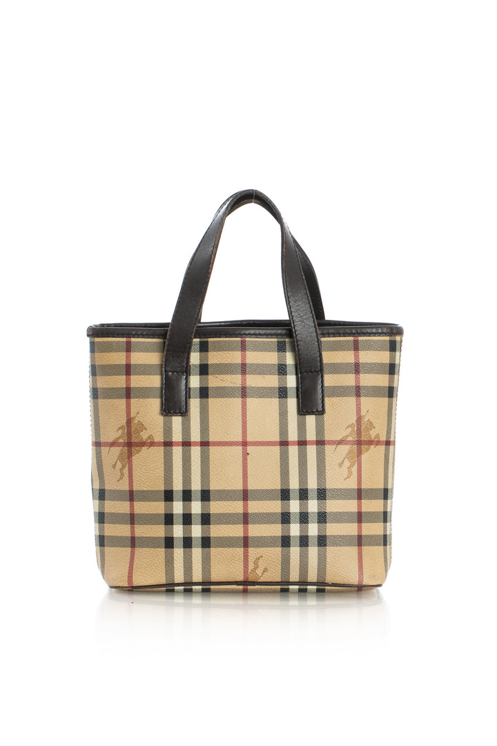 Bolsa Burberry café, vista frontal – ClosetRehab