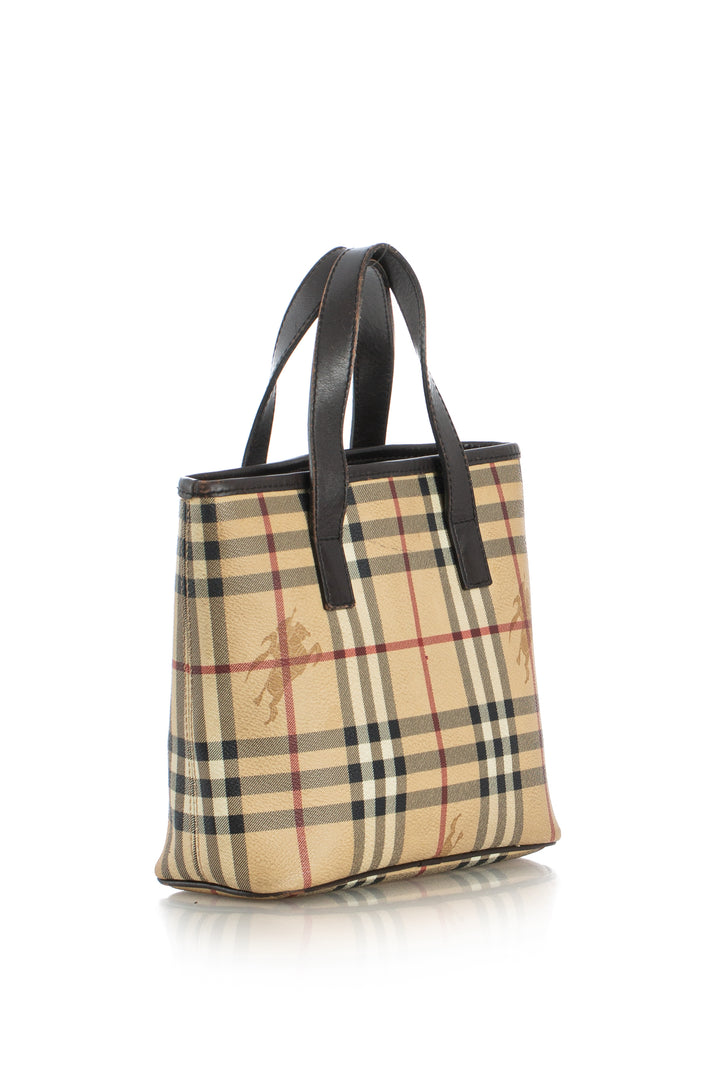 Bolsa Burberry café, vista posterior – ClosetRehab