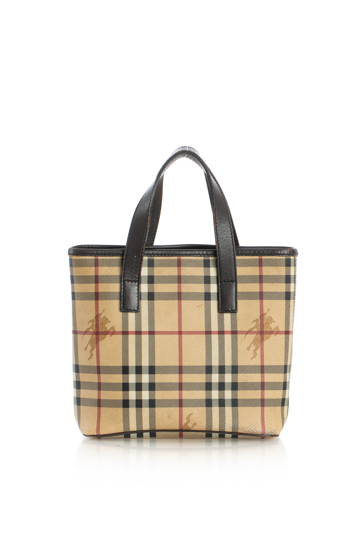 Bolsa Burberry café, detalle – ClosetRehab