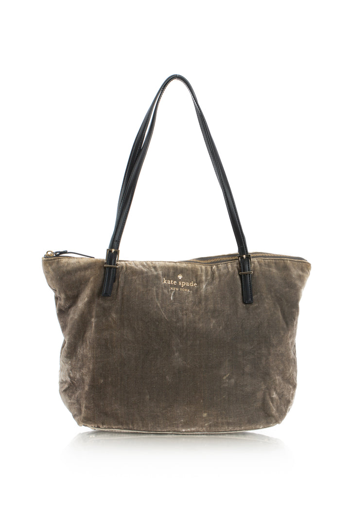 Bolsa Kate Spade verde, vista frontal – ClosetRehab