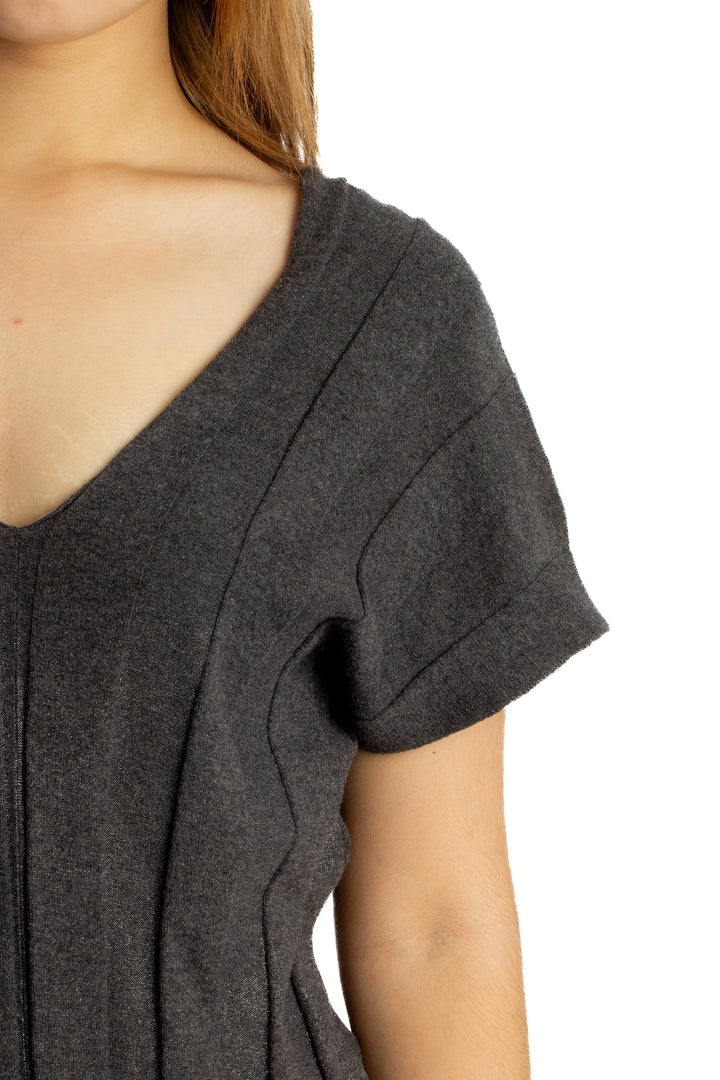 Blusa Armani Exchange gris, detalle – ClosetRehab