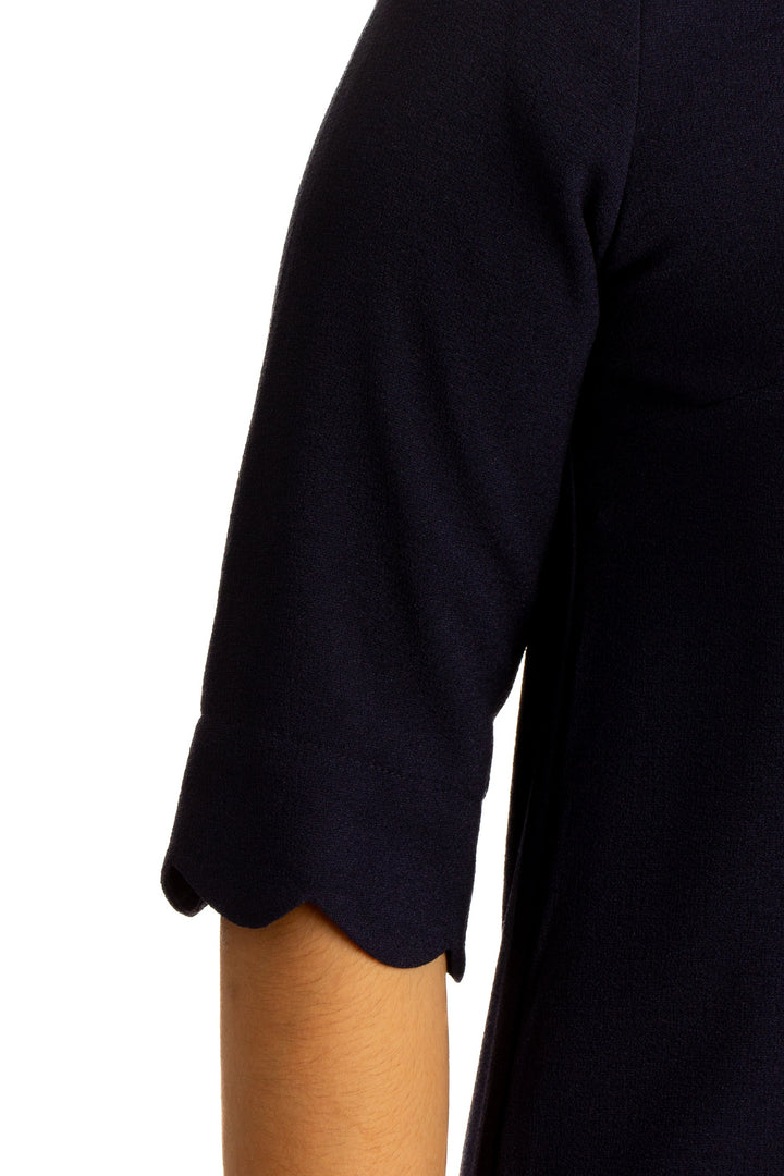 Vestido Monteau azul, detalle 5 – ClosetRehab