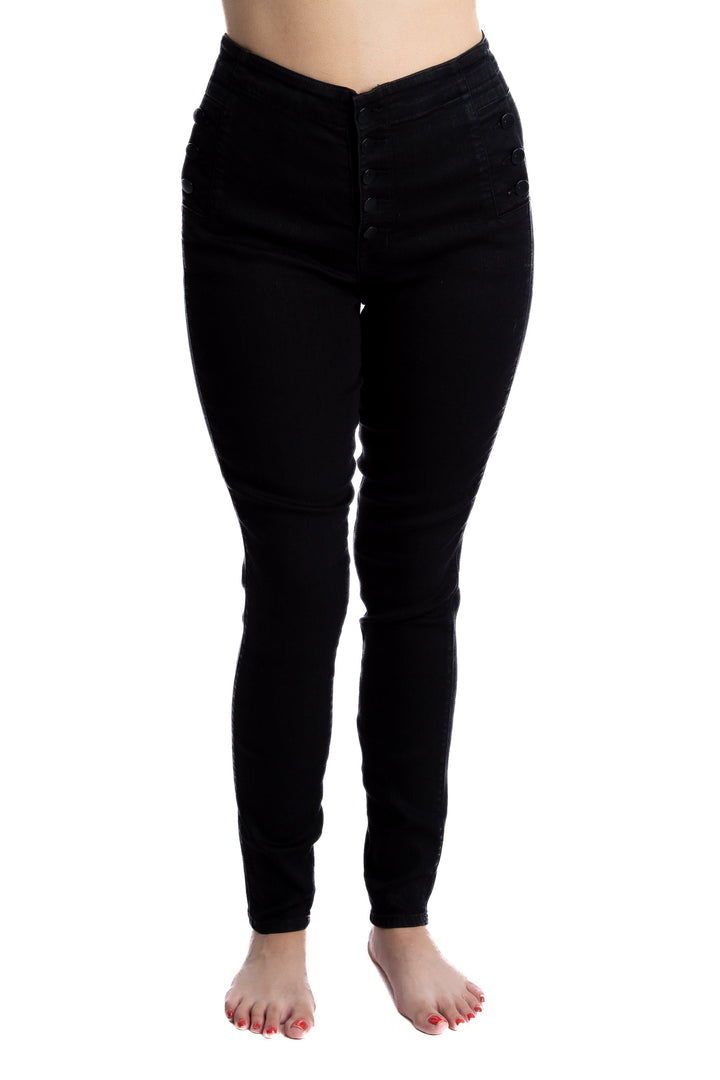 Jeans J Brand negro, vista frontal – ClosetRehab