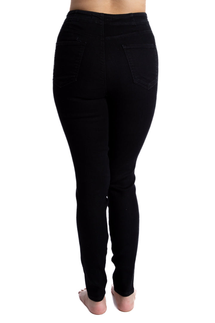 Jeans J Brand negro, vista lateral – ClosetRehab