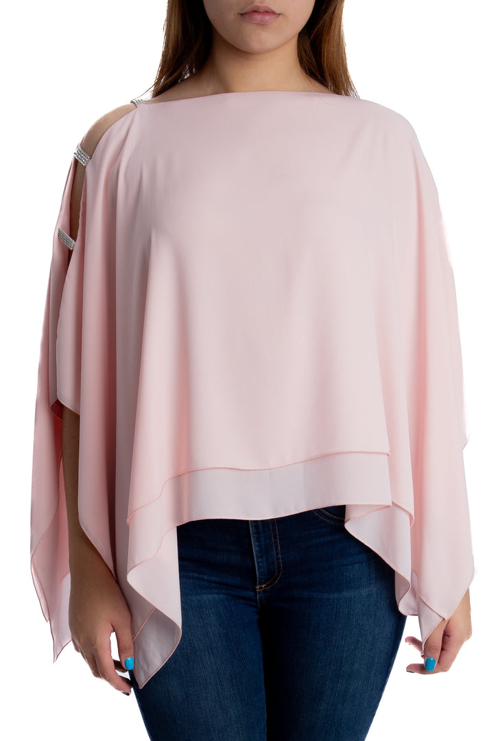 Blusa Joseph Ribkoff rosa, vista frontal – ClosetRehab