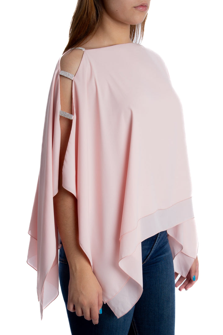 Blusa Joseph Ribkoff rosa, vista posterior – ClosetRehab